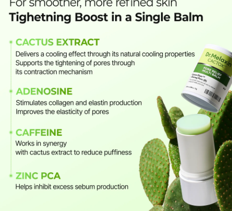 CACTOX Elixir Pore Relief Multi Balm | Cooling Pore Care for Smooth Skin